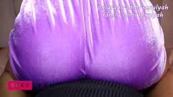 SexyLyah's Velour Vixen Lap Dance & Assjob