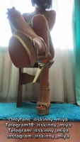 skinny_miya - Skinny Miya's Heels of Desire - Sizzling Feet and Gym Leggings Solo