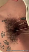 Quosmik's Sizzling Shower Scene - Hairy Pussy Exposed