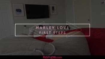 Harley Love's Stepbrother Seduction: Redhead Sucks Cock and Takes a Hard Fuck