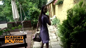Freya Dee's Naughty Outdoor Seduction in POV