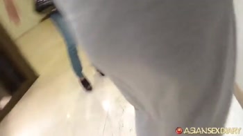 AsianSexDiary Cum Dripping Threesome Fuck With Hot Asian Girls