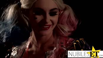 Lacy Lennon's Harley Quinn Tease: Fucks Her Henchman to Make the Joker Jealous