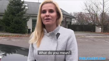 PublicAgent Desperate MILF Fucks for a Job