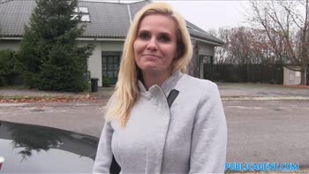 PublicAgent Desperate MILF Fucks for a Job