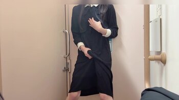Mikan_crossdresser - Mikan's Cute Uniform Handjob Tease: Japan's Kawaii Crossdresser Unleashed