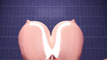 NVPanimation - Redhead Futa's Big Dick & Breast Expansion Fantasy