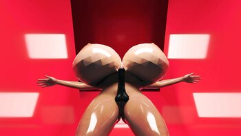 NVPanimation - Redhead Futa's Big Dick & Breast Expansion Fantasy