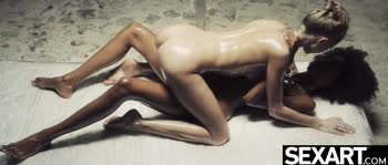 Nancy A's Sensual Oil Massage Ignites Lesbian Lust