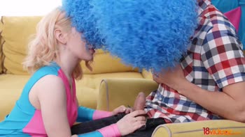 Milana's Cheerleading Threesome Seduction