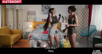 Horny Teens (18+) teach each other how to Masturbate