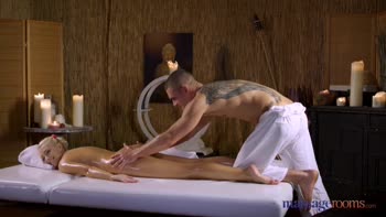 Helena Moeller's Steamy Massage Doggy - Max Dior's Powerful Cock