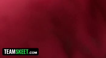 Teddi Rae's Big Cock Frenzy: Skinny Brunette Sucks Hard