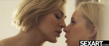 Kiara Lord & Tracy Lindsay: Sizzling Blonde Lesbians Devour Each Other