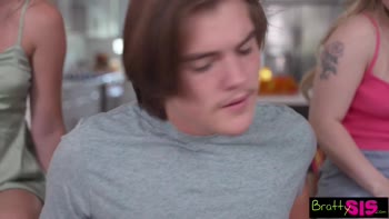 Haley Spades Teaches Stepbro to Give Throat-Tingling Blowjobs