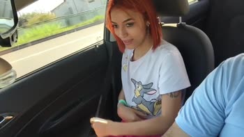 Barbara_fox's Scorching Strip Tease in an Uber Ride