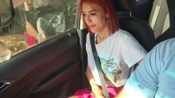 Barbara_fox's Scorching Strip Tease in an Uber Ride