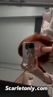 Scarletrose696's Redhead Seduction: Gaping Blowjob & Deepthroat Action