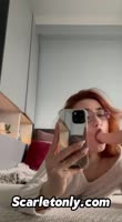 Scarletrose696's Redhead Seduction: Gaping Blowjob & Deepthroat Action