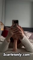 Scarletrose696's Redhead Seduction: Gaping Blowjob & Deepthroat Action