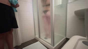 BerryBabe69's Sizzling Shower Surprise: Fast Cum & Big Ass