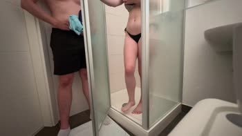 BerryBabe69's Sizzling Shower Surprise: Fast Cum & Big Ass