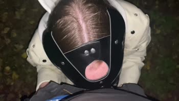 Elliesexxy's Forest Fling: Public Blowjob in the Woods