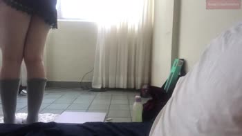 AnaGloriasfetishes' Shy College Girl Teases & Touches