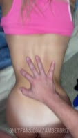 Amber Griz's College Crush Goes Raw in Dorm Doggy Style