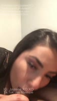 JayleneX0X0's Sizzling Hotwife POV: Licking & Deepthroating My Man