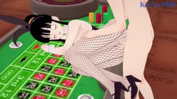Casino Frenzy: Chi-Chi's Intense Bunny Girl Seduction