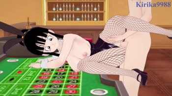 Casino Frenzy: Chi-Chi's Intense Bunny Girl Seduction