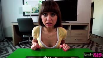 Riley Reid's Bratty Sis POV - Stepbrother Cumshot Fantasy