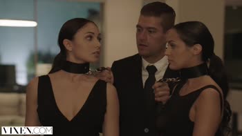 Ariana Marie's Sultry Threesome: Riding a Big Cock's Pleasure