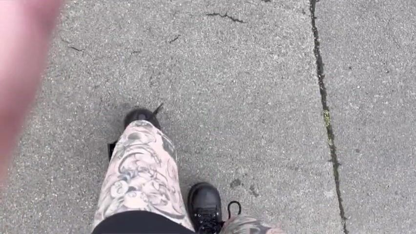 Dirty Talking while Walking down Busy Road