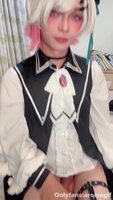Cute Cosplay Femboy Aroma Unleashes Magical Masturbation
