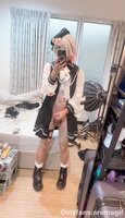 Cute Cosplay Femboy Aroma Unleashes Magical Masturbation
