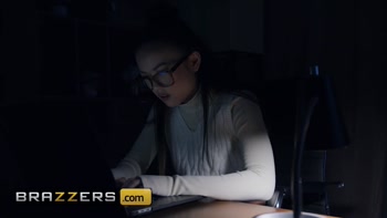 Lulu Chu's Writer's Block Solved by a Sensual Threesome with Angela White & Dante Colle