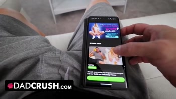Bad Girls Myra Moans and Angel Windell Ride Stepdaddy's Cock POV - DadCrush