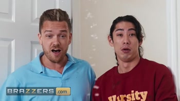 BRAZZERS - Lulu Chu Turns Up The Heat As Kyle & David Compete For Her Attention In A Steamy 3some