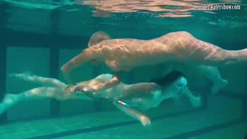 Petite Russian Mermaid Seduces Underwater