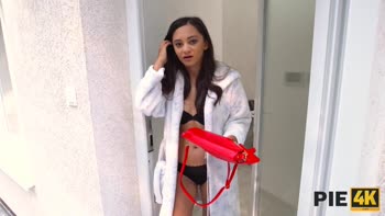 Shrima Malati's Euro Treat: Teen (18+) Brunette Savoring Creamy Bareback Fun
