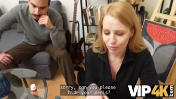 VIP4K. She pays for her mistakes with her Tight Pussy