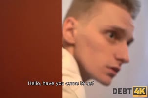 Debt Collector's : Sweet Russian Teen (18+)'s Financial Punishment