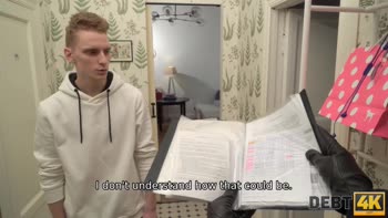 Debt Collector's : Sweet Russian Teen (18+)'s Financial Punishment