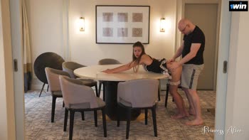 Hotel Maid Seduction: Princess Alice Takes A Big Cock