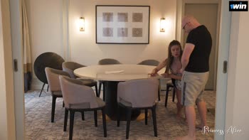 Hotel Maid Seduction: Princess Alice Takes A Big Cock