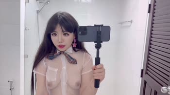Kikifourever's Asian Beauty in Clear School Uniforms