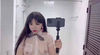 Kikifourever's Asian Beauty in Clear School Uniforms