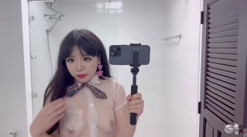 Kikifourever's Asian Beauty in Clear School Uniforms